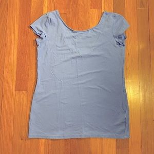 H&M Blue Basic Tee